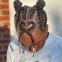 Kids Cornrows , Braided Ponytails, Scalp Braid Styles