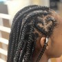 Med Knotless Braids