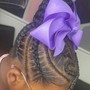 Kid's Cornrow style w/ extensions