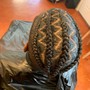 Shampoo treatment braided down