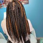 Medium size Box Braids