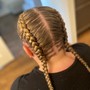 Plait braids adult