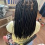 Small box braids bra line length