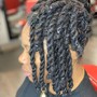 Plaits/Twists (short hair)