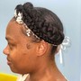 Large Two-strand Natural Twists/Box Braids