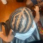 Kids Feed-In Cornrows (Small)