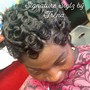 Relaxer Retouch/Natural hair extra $20