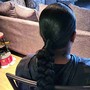 Sleek ponytail