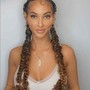 Medium Knotless Braids