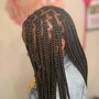 Kid's medium knotless Braids AGES 7-11