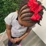 Simple braid down/ 2 strand scalp twist