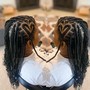 Smedium Knotless/Box Braids