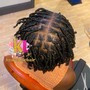 Men’s plaits high fade