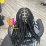 Medium sized knot less Braids