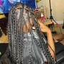 Large Knotless Braids