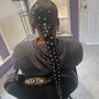 Triangle part Box Braids