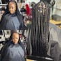 Large Knotless Individual Braids