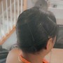 Braids (regular cornrows or medium box braid on their natural  hair/ no extensions)