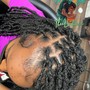 Distressed soft locs