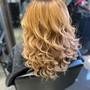 Relaxer retouch Semi Permanent Color