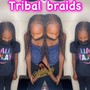 4 to 9 Feed in Braids