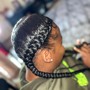 Age 10-14 bohemian twist/knotless boho braids