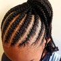 Kids Natural Braids  (12 and under)