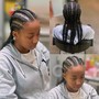 Feed-In Cornrows (6-8)