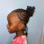 Kid's Braided Ponytail (w/ Extensions)