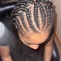 Kids braid style on natural hair