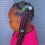 Kids Medium stitch ponytail’s