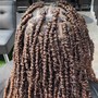 Natural hair Box Braids large