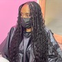 Goddess Ends Braids(Curls on the ends)