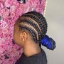 6-8 Feed In Braids