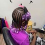 8-11 Kid's Braids style w/extensions