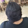 Shampoo/Style (natural hair) Shoulder length