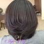 Shampoo/Style (natural hair) Shoulder length