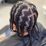 Natural Cornrows and Design