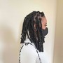 Human hair extension locs