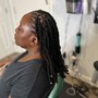 Braids on Retwisted Locs