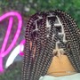 Med Knotless Braids