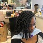 Sista/Micro loc twist(extensions added on)