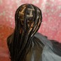 Cornrows (straight back) 4 to 6 braids