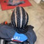 Goddess Braids/ inverted scalp braids