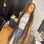 Knotless Box Braids (Smedium, Butt Length, 72")