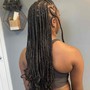 Extensions hair for invisible locs