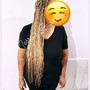 Small Goddess Braids Waist Length