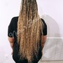 Small Goddess Braids Waist Length