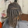 Mid Back Length Butterfly Locs