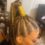 Ghana Braid Ponytail